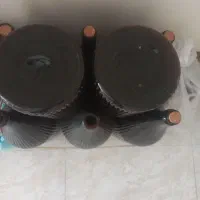 بطری شیشه ای ۸ لیتری قهوه‌ای تیره