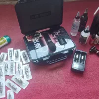 وسایل تتو در حد نو،فقط برای 2ماه آموزش استفاده سده