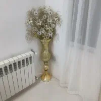 گل و گلدان کریستالی