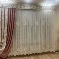 پرده با عرض ۳ متر با دکور و کتیبه در حد نو