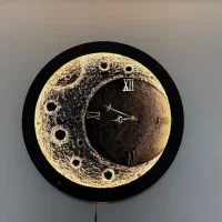 تابلو ماه و ماه ساعتی