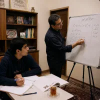 حل سوالات ریاضی و زبان