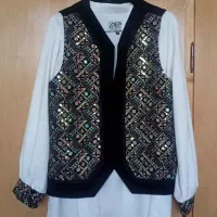 ست شومیز و جلیقه شیک و خاص