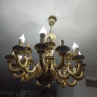 لوستر18شاخه برنجی