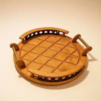 سینی پذیرایی چوبی