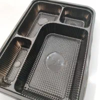 ظروف سلفی چند خانه مشکی یکبارمصرف