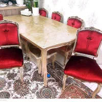 میز ناهار خوری ۶ نفره با چوب جنس خوب