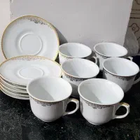 فنجان و نعلبکی چینی پردیس