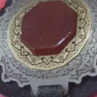 دستبند عقیق خطی قدیمی۱۰۰ نام الله و آیه نور