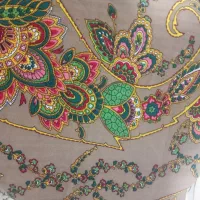 پشتنددورنگ نسکافه وبادنجانی استفاده نشده نو