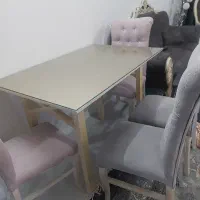 میز غذاخوری ۴ نفره ناهارخوری نو سالم