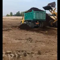 پخش کود حیوانی گوسفندی گاوی خاک باغچه رس درکل تهرا