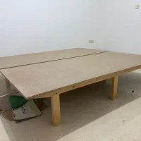 دو عدد کفی تخت چوبی