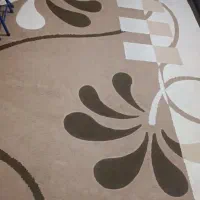 فرش کرم قهوه ای ۶ متری