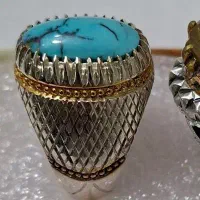 انگشتر سنگ  فیروزه