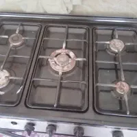 گاز ۵شعله رولعاب کاملاسالم شعله ها سالم