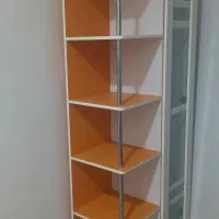 کمد دکور نوجوان کودک بچه سفید نارنجی نو