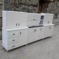 کابینت بدنه فلز درب چوبی