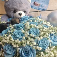 باکس کریر /گهواره ای /باکس هدیه /گل روبانی/گل بزرگ