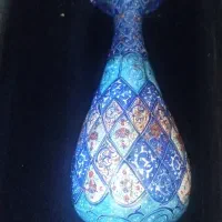 گلدان مینا کاری
