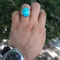 فیروزه نیشابور سنگ سیاه عجمی
