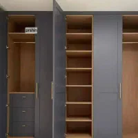 کمد دیواری درب چوبی کارخانه پرشین چوب