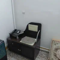 میز تلفن چوبی