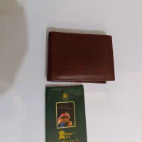 کیف پول مردانه چرم طبیعی برند leather plus