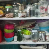 دو عدد کابینت ام دی اف درجه ۱ سفید رنگ،پایه دار
