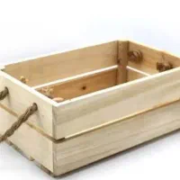 چوبی  زیر گلدونی جعبه چوبی