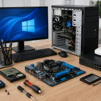 خدمات کامپیوتری و شبکه (ویندوز، پرینتر و مودم)