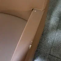 مبل تک نفره اداری چرمی