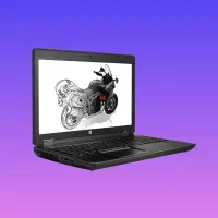 لپ تاپ زدبوک hp zbook مهندسی 8 هسته ای گرافیک دار