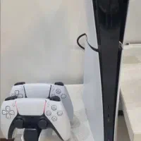 ps5 اسلیم دیجیتال 2 دسته و پایه شارژر فول گیم