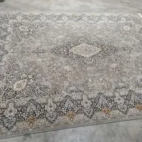 فرش 12 متری تک ماشینی طوسی سالم و تمیز