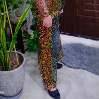 پیراهن مجلسی دو دامنه سایز ۴۴تا۴۸