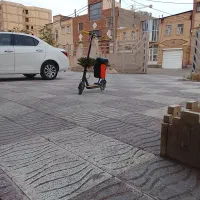 اسکوتر برقی زیر قیمت فقط فرمانش تعمیر میخواد