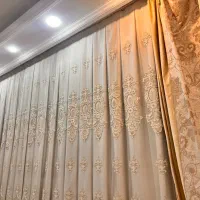پرده گلدوزی شده با پارچه ترک