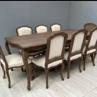 میز غدا خوری ۶نفره نهار خوری ۸نفره  صندلی فرانسوی