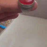 انگشتر  دست‌ساز نقره