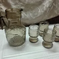 پارچ و لیوان آنتیک ایتالیایی