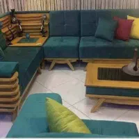 مبل ال طرح شبکه ای 8 نفره سالم با کیفیت ابر سرد