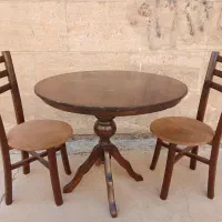 میز نهار خوری با صندلی جنس اصل