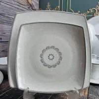 سرویس چینی استخوانی ۸۵ تکه کامل جهیزیه