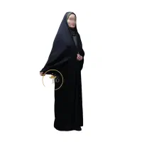 چادر مشکی دانشجویی بدون مچ (تنوع پارچه ) کد 1209