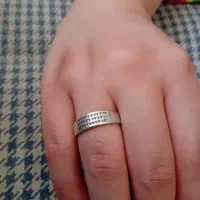 حلقه نقره مردانه