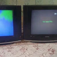 دو عدد تلوزیون ۲۱ ال جی و دیگری صنام