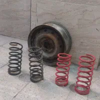 رینگ ۱۴ و  فنر ریسی پراید
