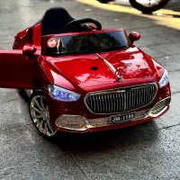 ماشین شارژی میباخ فول اپشن با رنگ آلبالویی متالیک
