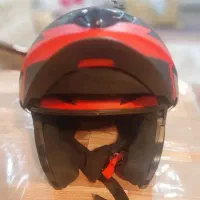 کلاه کاسکت فک متحرک ،عینک برندردلاین درحد